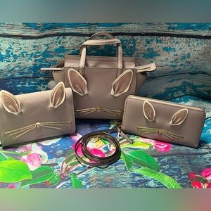 ‼️‼️RARE🚨🚨🚨‼️‼️ 3 piece Kate Spade Bunny set